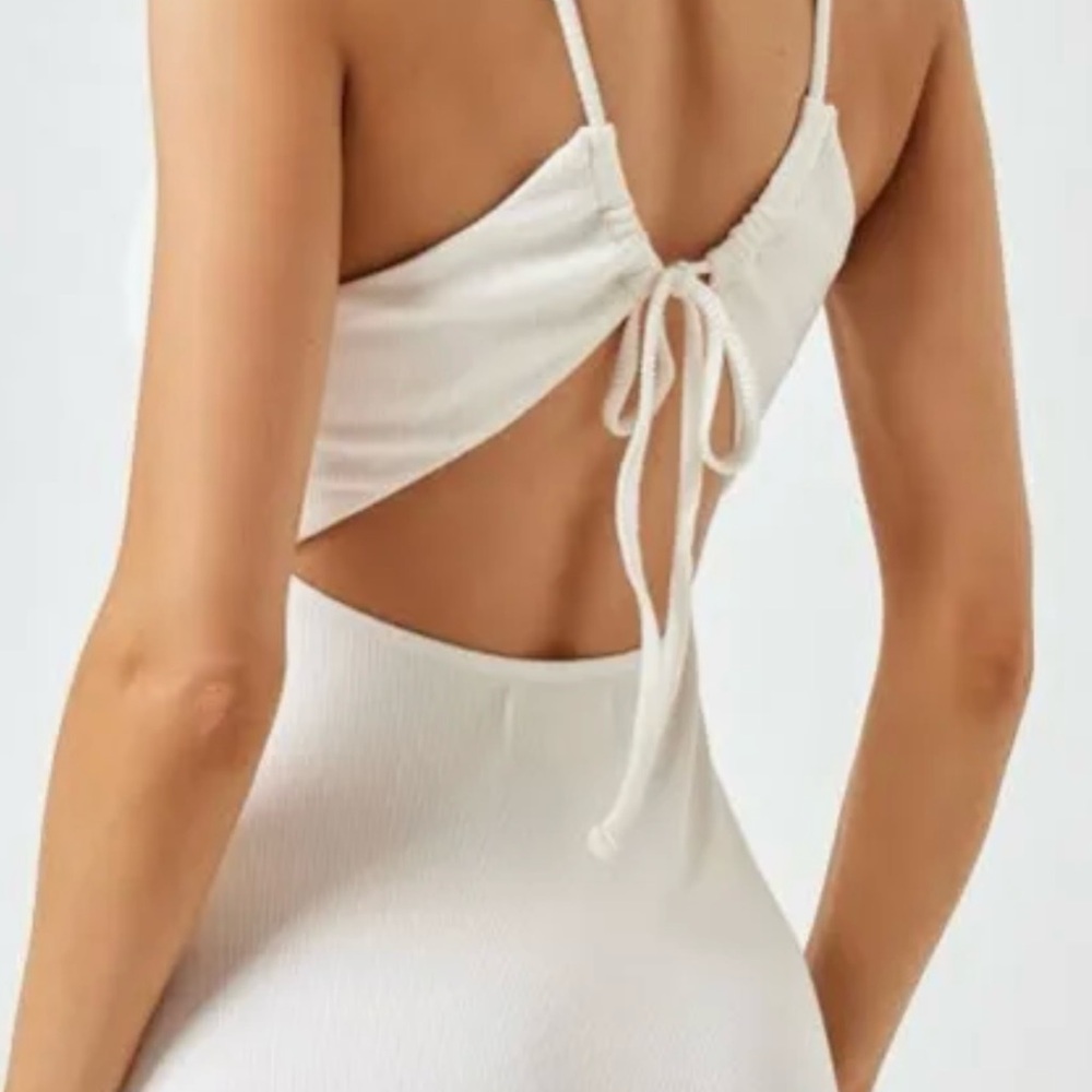 Lspace Renata White backless dress xs